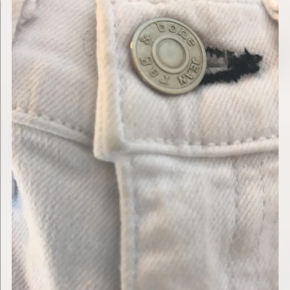 New Rag & Bone Store Exclusive Black White Jeans Women Denim Super Skinny 25 USA - Picture 3 of 11